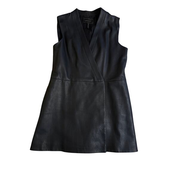 BCBG Black Leather Blazer Dress - Picture 2 of 3